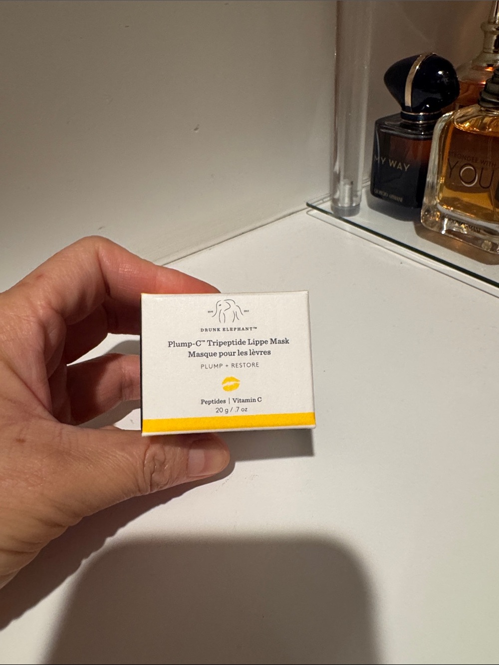 🍊 Drunk Elephant Plump-C™ Tripeptide Lippe Mask 🍊